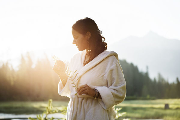 Bild von Bademantel Natur